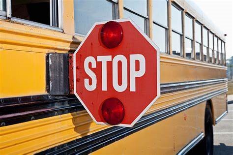 School Bus stop sigb